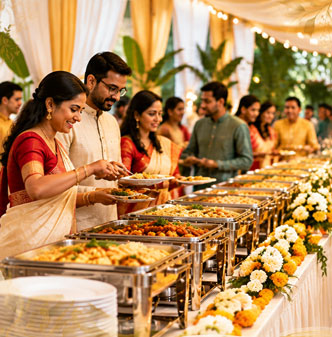 Medium event catering setup for birthdays and social gatherings in Kolkata