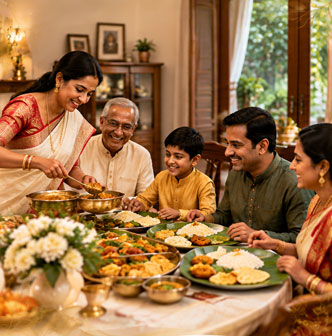 Catering setup for small family gatherings and celebrations in Kolkata